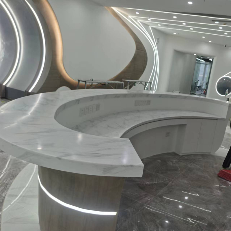 Synthetic Stone Reception Desks