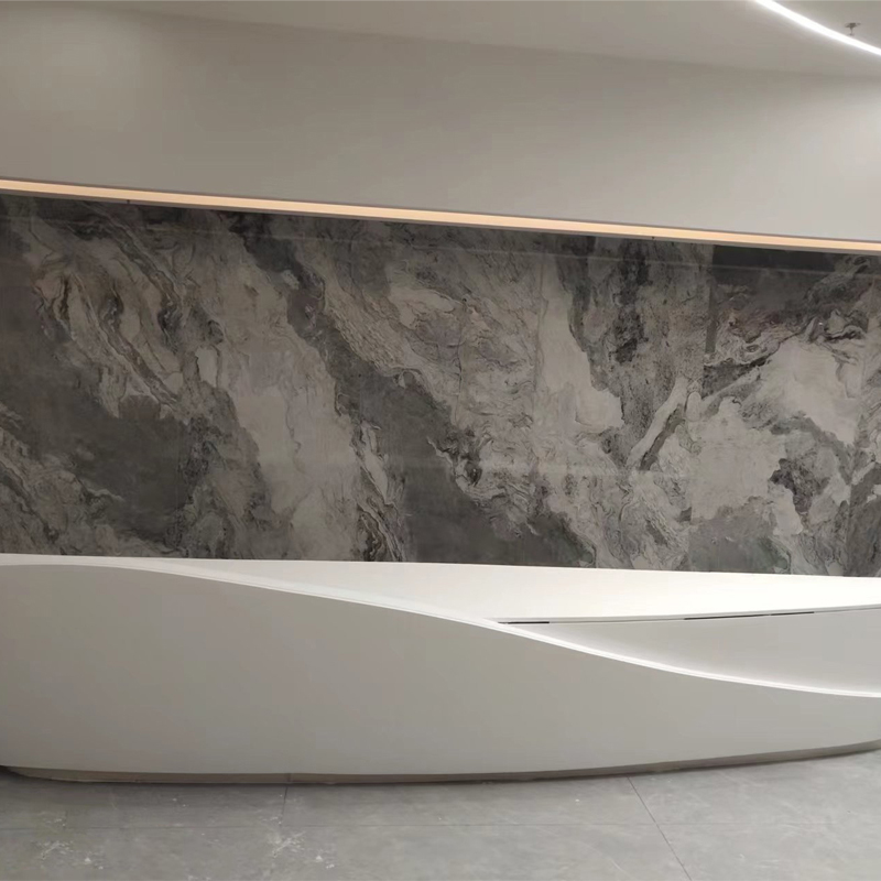 Solid Surface Reception Counter