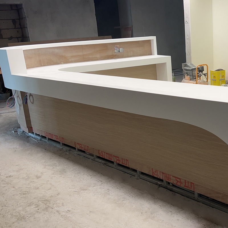 Custom Shaped Reception Desks