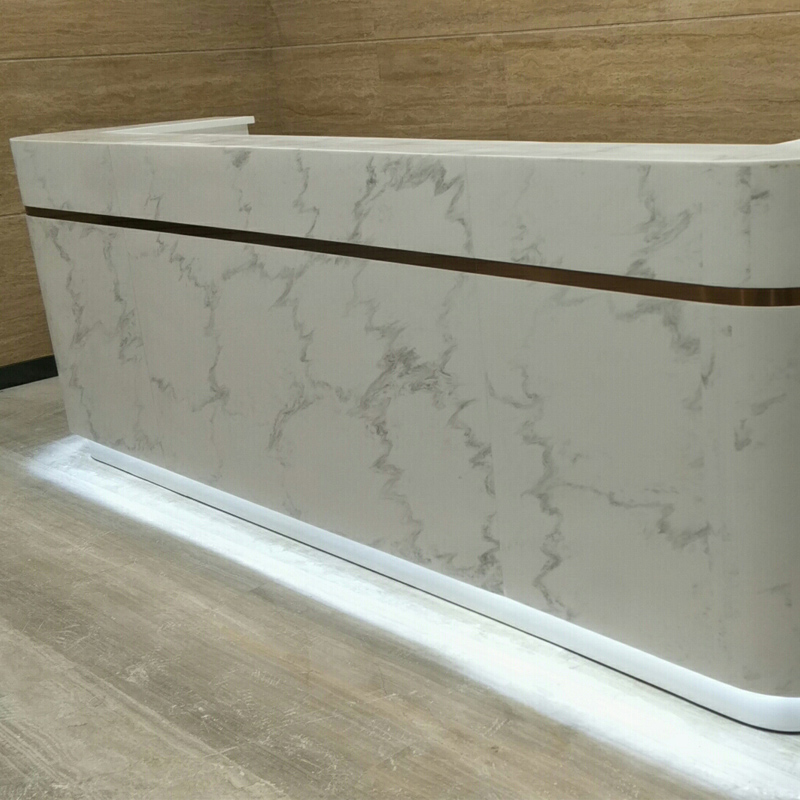 Solid Surface Reception Desk Counter