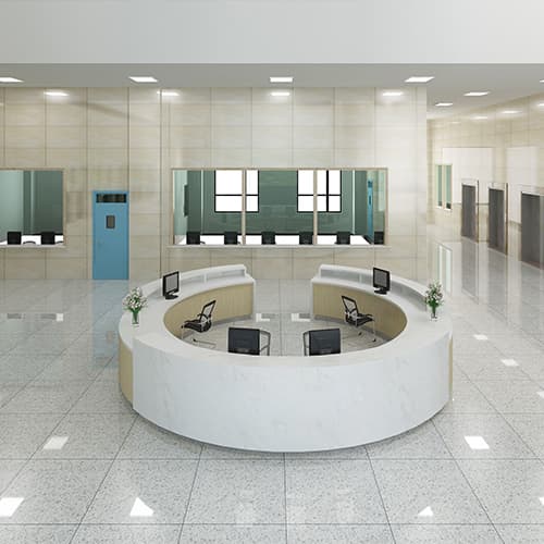 Durability and Long-Term Investment Value of a Clinic Medical Artificial Stone Reception Desk